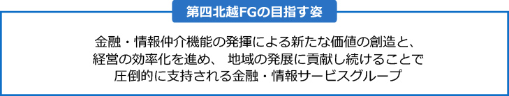 第四北越FGの目指す姿